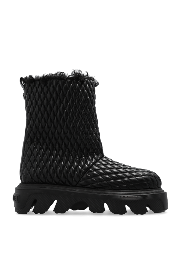 Quilted snow boots od Casadei