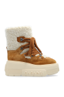 Casadei BROWN Snow boots with logo