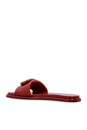 Marc Jacobs Leather slides with appliqué