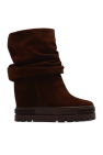 Casadei Suede wedge boots