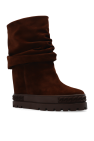 Casadei Suede wedge boots