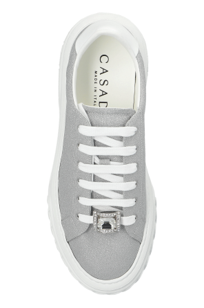 Casadei Sneakers with shimmering glitter