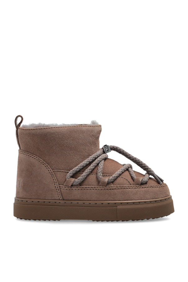 ‘Classic Low’ Suede Shearling Snow Boots for Kids od Inuikii Kids
