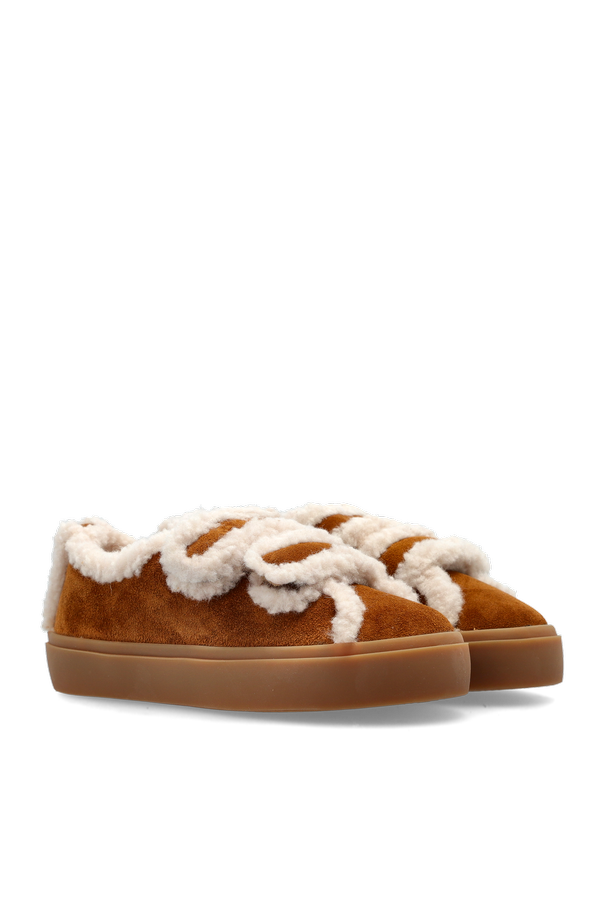 Inuikii Kids Buty sportowe ‘Shearling Low Velcro’