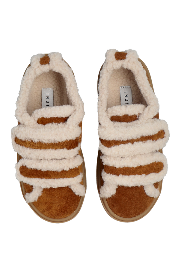 Inuikii Kids Buty sportowe ‘Shearling Low Velcro’