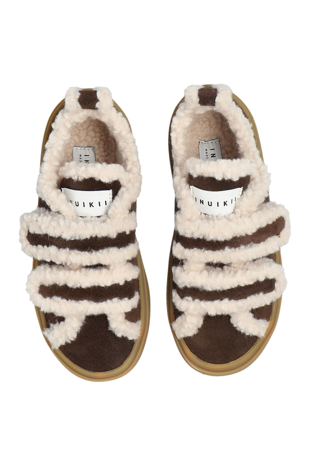 Inuikii Kids Boty ‘Shearling Low Velcro’