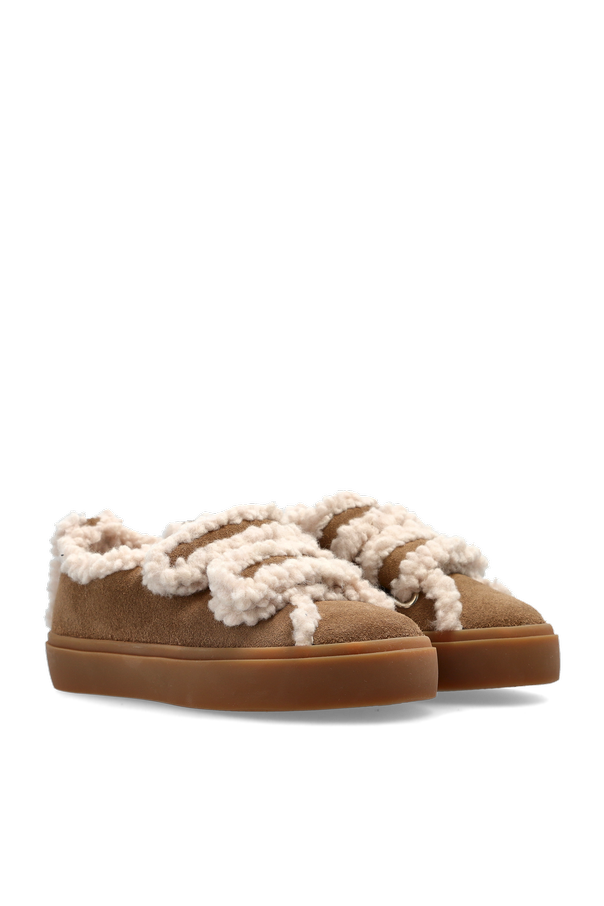 Inuikii Kids Shearling Low Velcro sneakers
