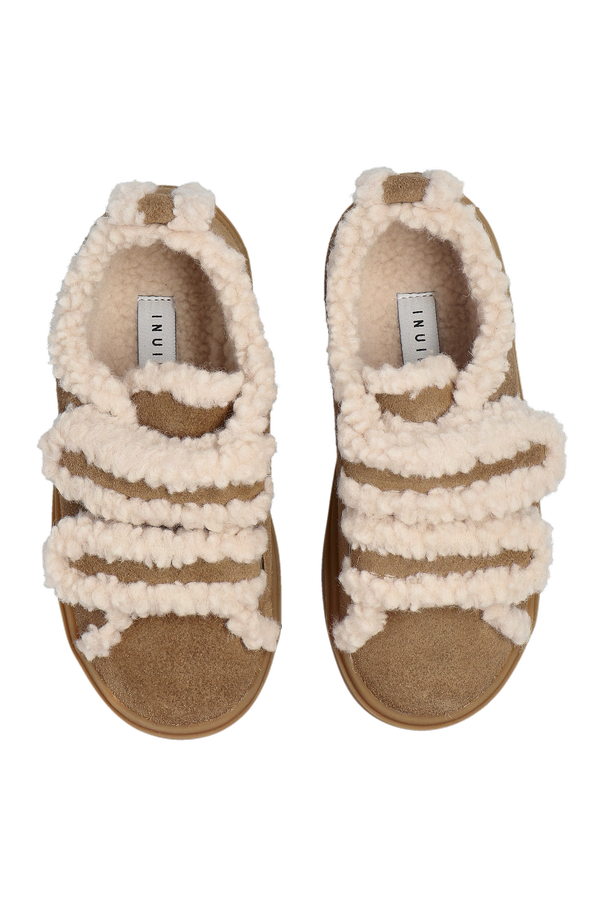 Inuikii Kids Shearling Low Velcro sneakers