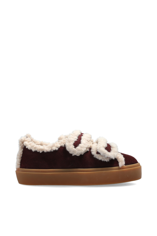 Inuikii Kids Buty sportowe ‘Shearling Low Velcro’