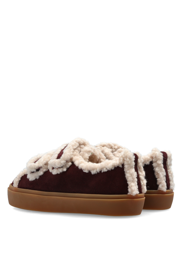 Inuikii Kids Buty sportowe ‘Shearling Low Velcro’