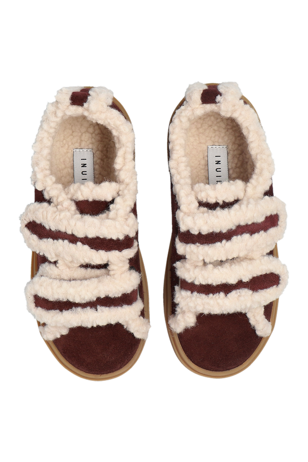 Inuikii Kids Buty sportowe ‘Shearling Low Velcro’