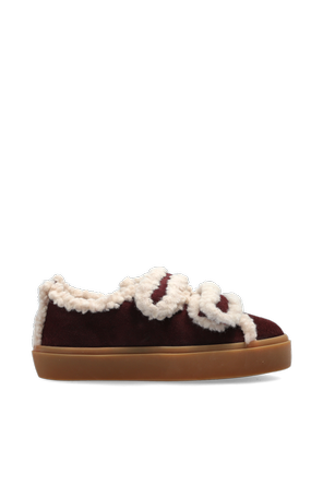 ‘Shearling Low Velcro’ sneakers