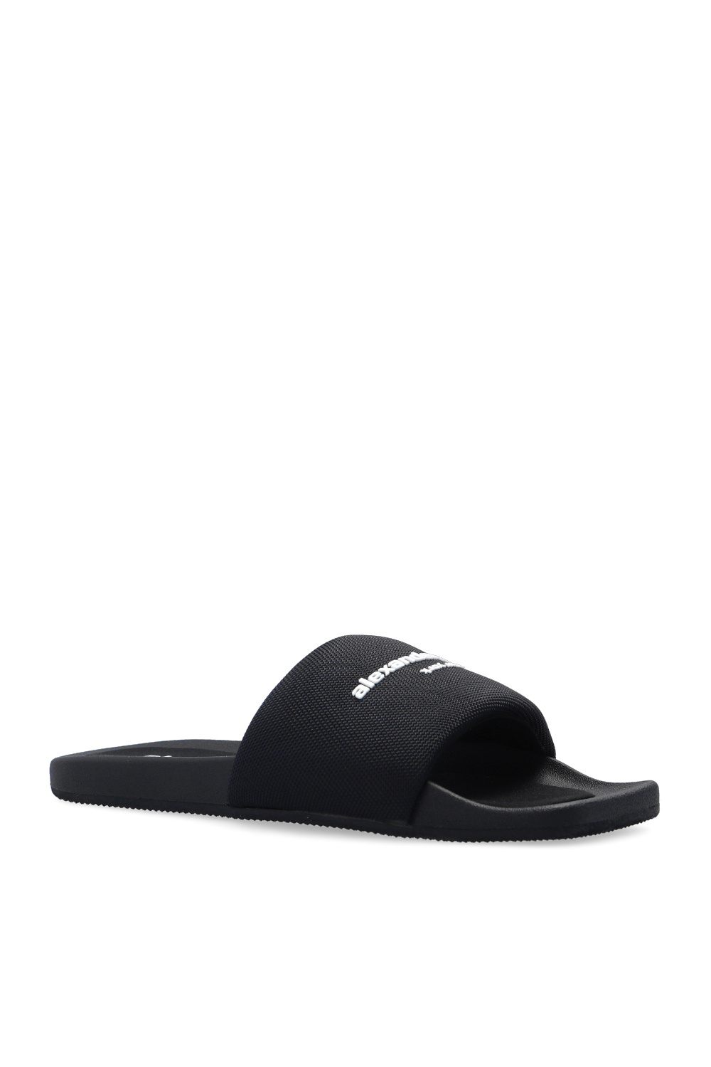 Alexander Wang Slides with logo