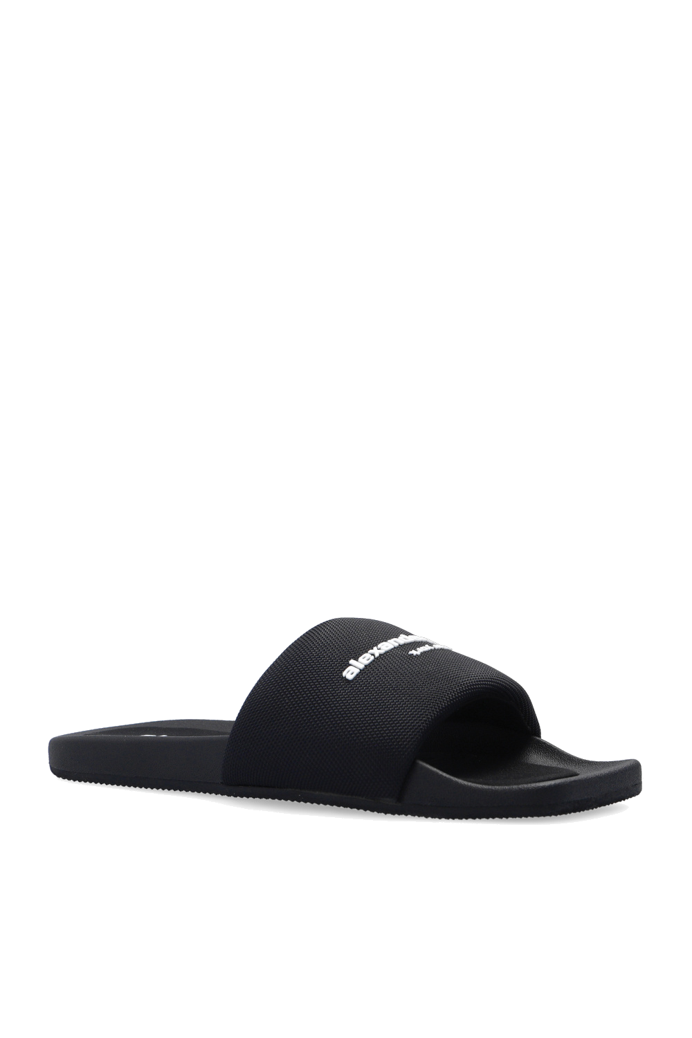 Alexander Wang Slides with logo