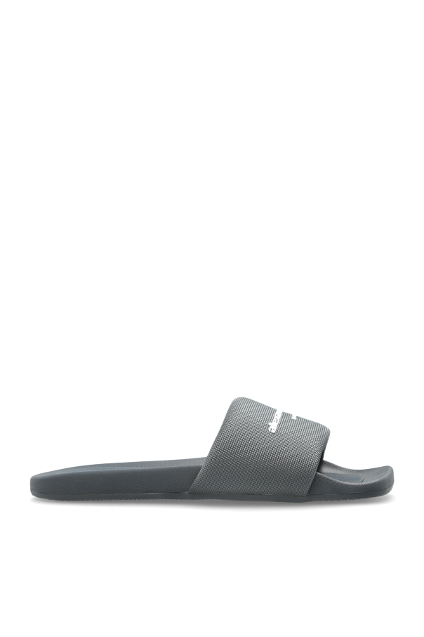 Slides with embossed logo od Alexander Wang