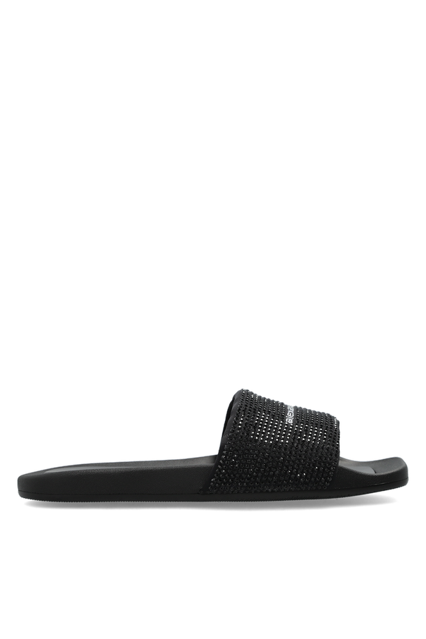 Alexander Wang Sequin-embellished rubber slides