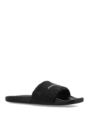 Alexander Wang Sequin-embellished rubber slides