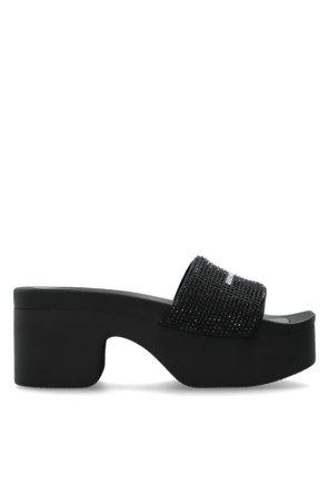 Platform slide sandals