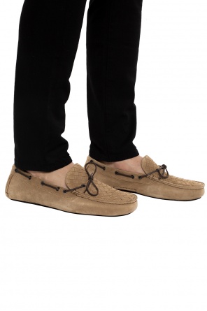 ‘intrecciato’ moccasins od Bottega Veneta