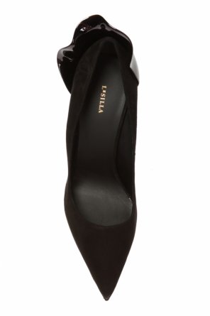 Le Silla ‘Petalo’ appliqued stiletto pumps