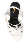 Saint Laurent WHITE ‘Tribute’ platform sandals