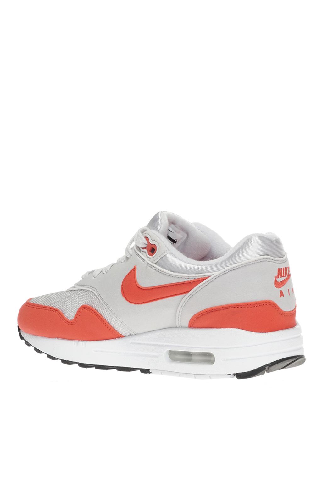 Nike Women's Air Max 1 Vast Grey/Habanero Red - 319986-035