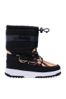 Moon Boot Kids BLACK ‘JR Girl Soft WP’ snow boots