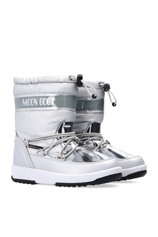 Roberto Cavalli Sneakers con logo Nero ‘JR Girl Soft WP’ snow boots