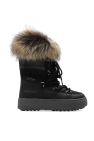 Moon Boot Kids BLACK ‘Jtrack Monaco Low’ snow boots