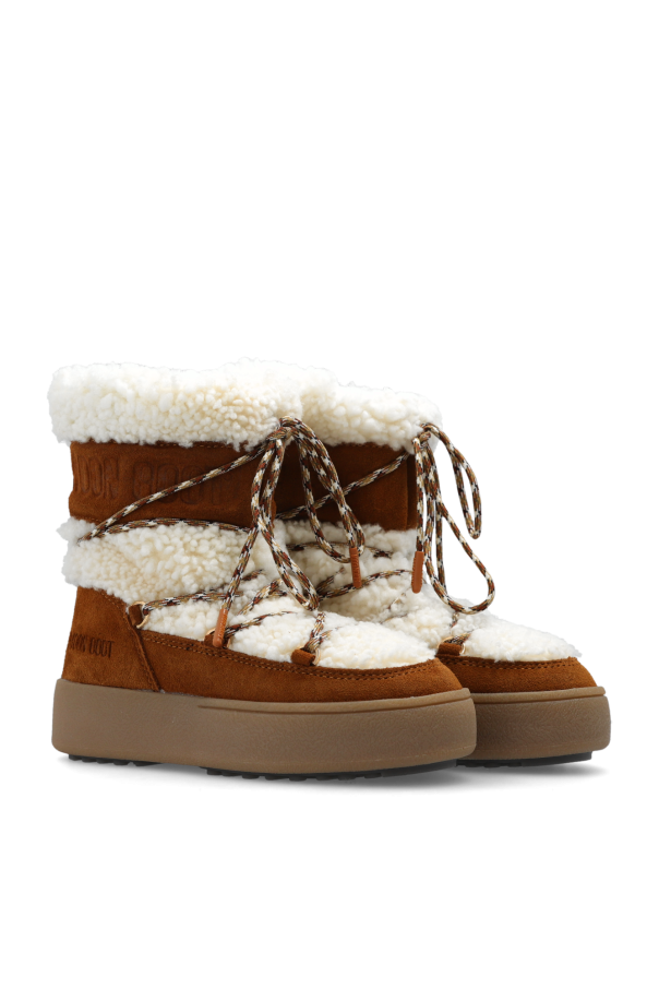 Moon Boot Kids ‘Jtrack Shearling’ snow boots