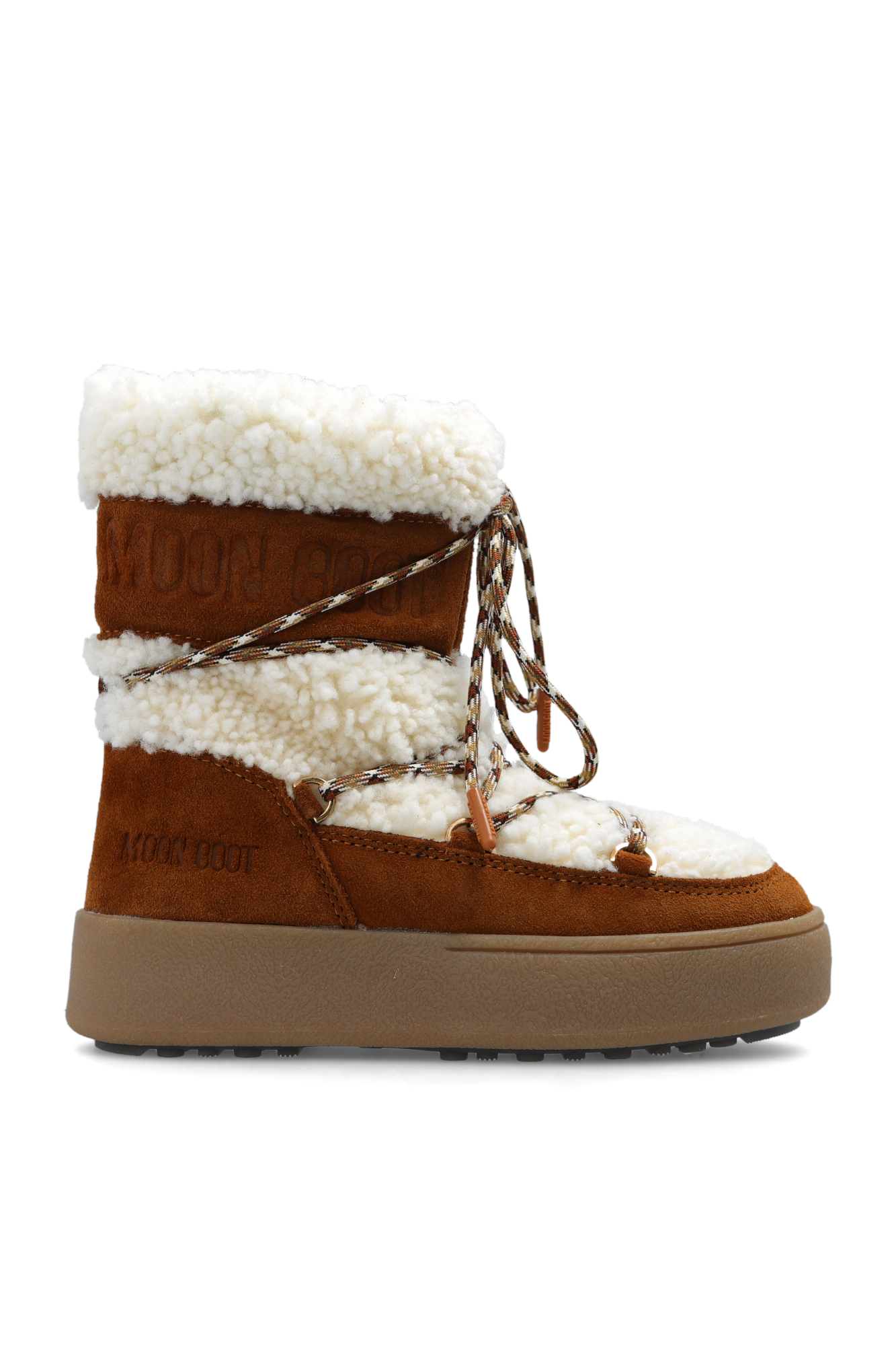 Moon Boot Kids ‘Jtrack Shearling’ snow boots