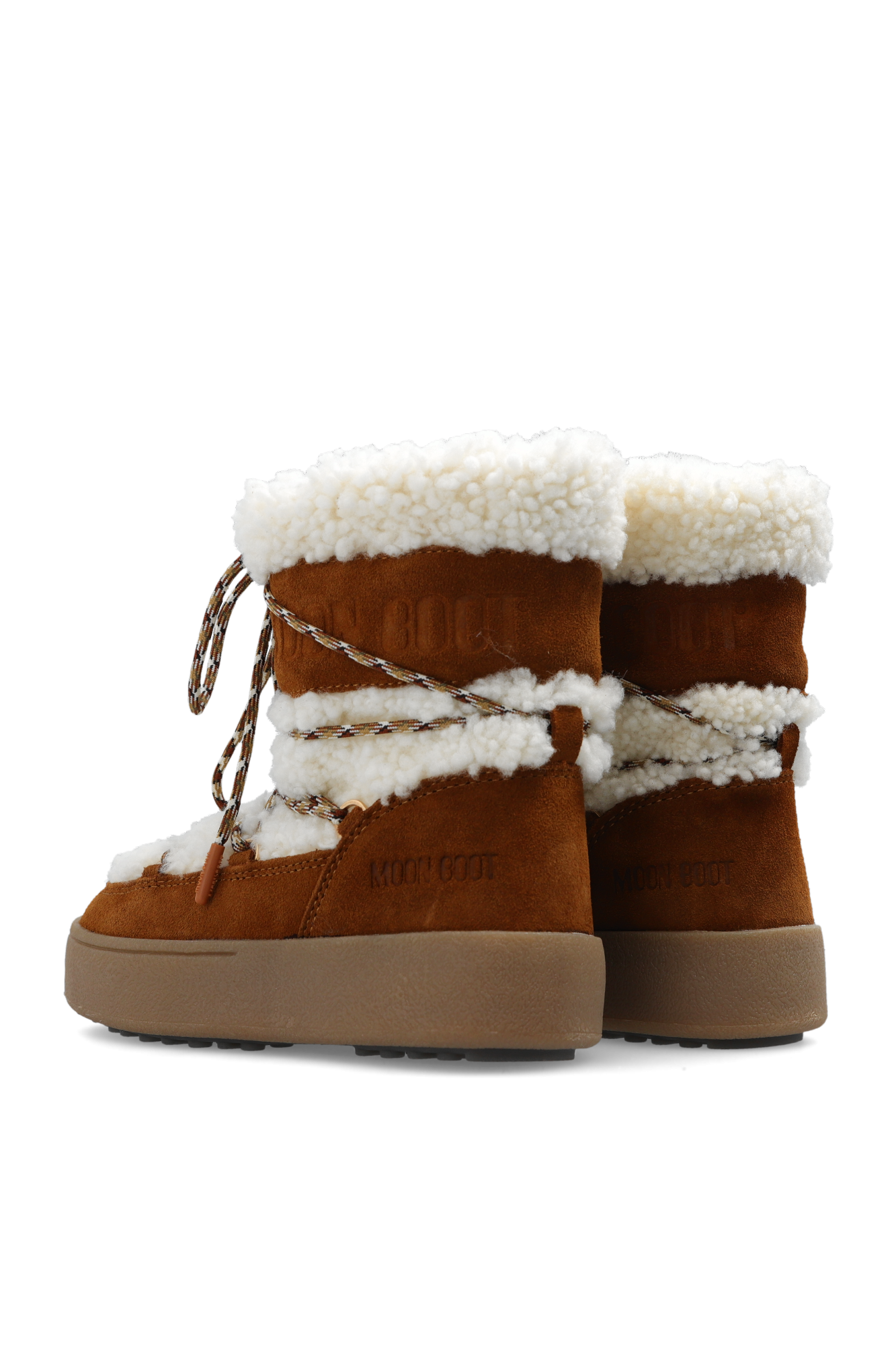 Moon Boot Kids ‘Jtrack Shearling’ snow boots