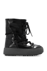 side-buckle strap sandals Black