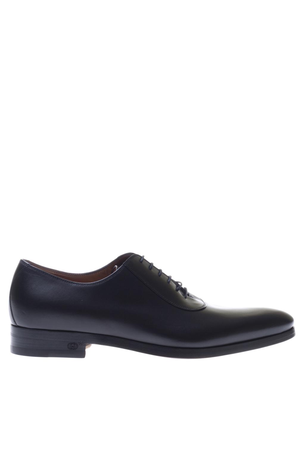 Gucci Leather Laced Oxford Shoes | Men's Shoes | Vitkac