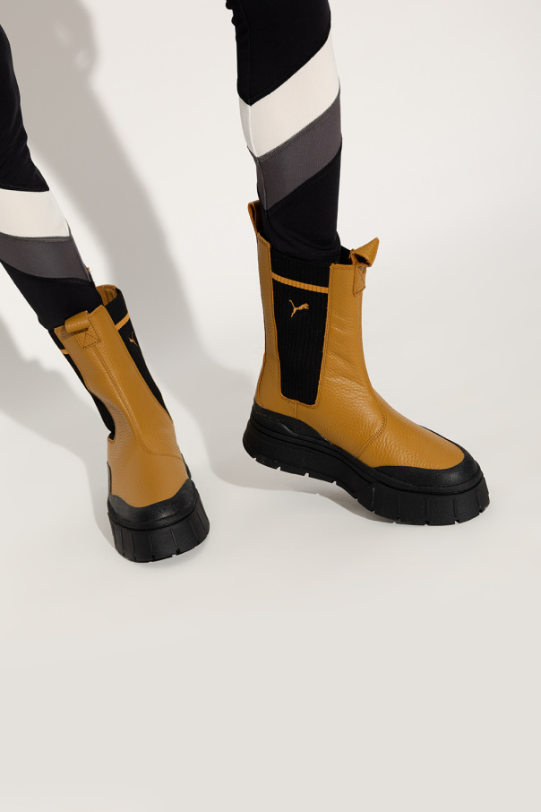 Puma Yellow ‘Mayze Stack Chelsea Casual Wns’ boots