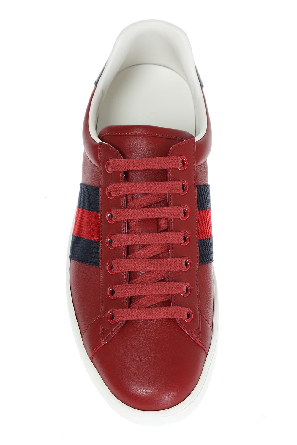 red gucci ace sneakers