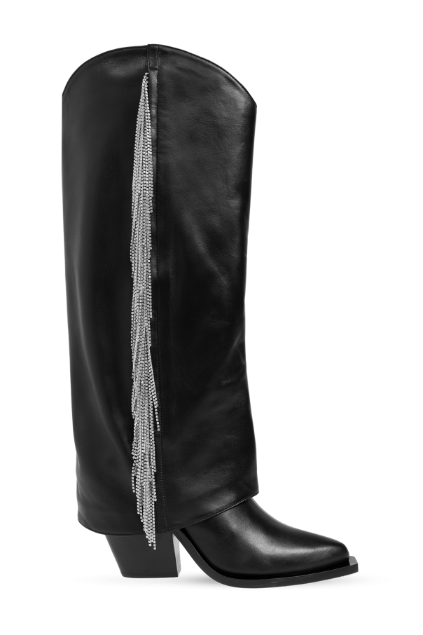 ‘jewel’ heeled boots od Le Silla