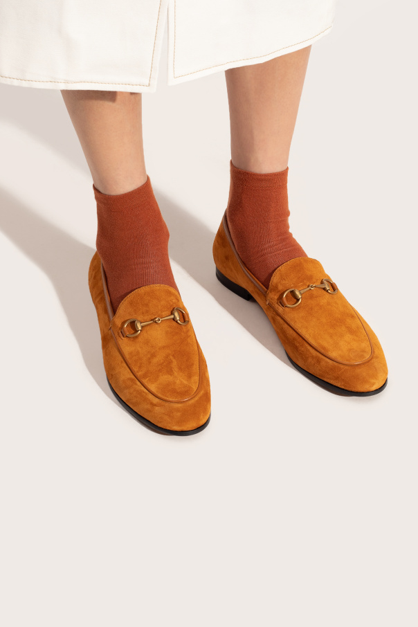 gucci sandal ‘Jordaan’ suede loafers