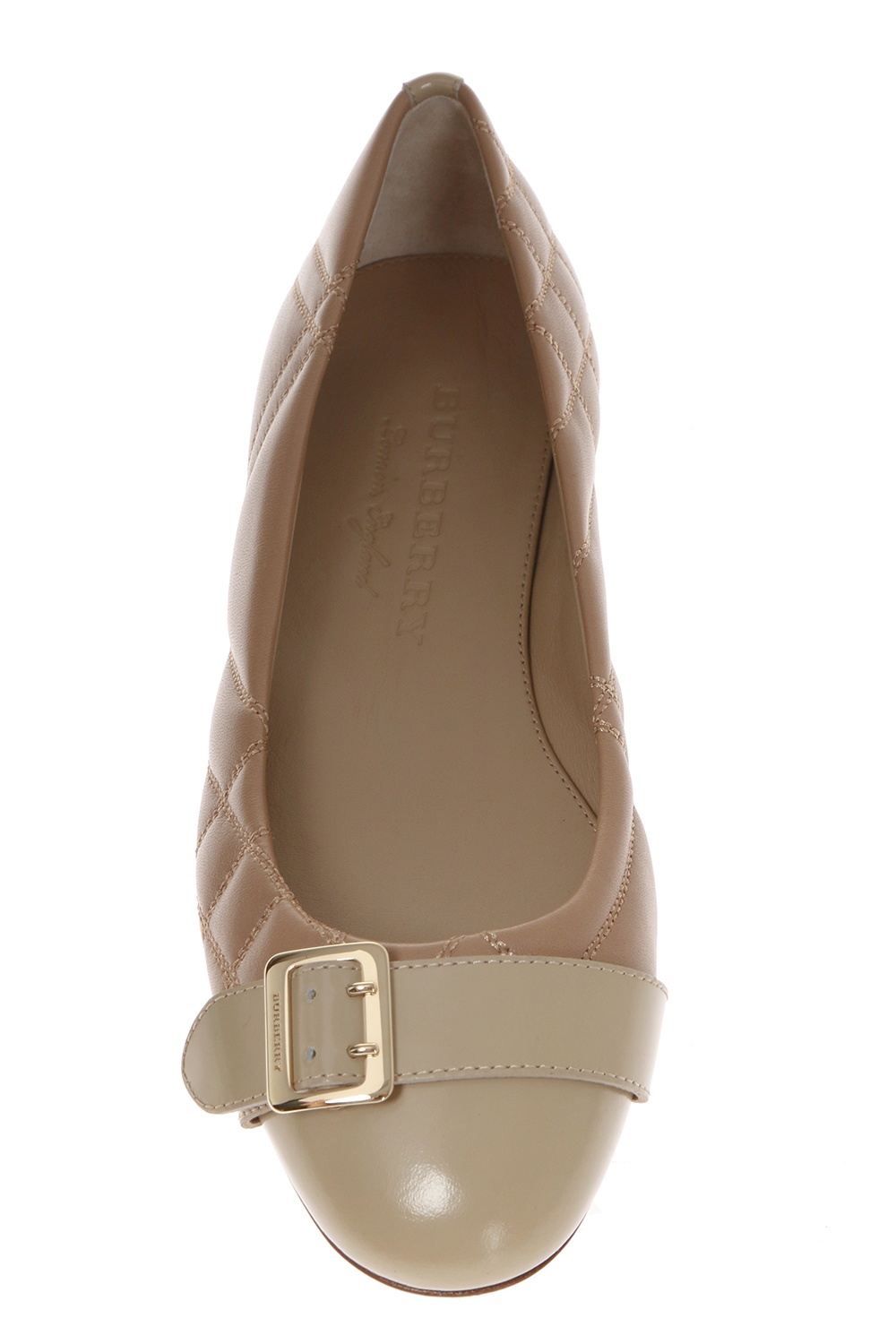 Burberry 'Buckle' quilted ballet flats | Women's Shoes | Vitkac