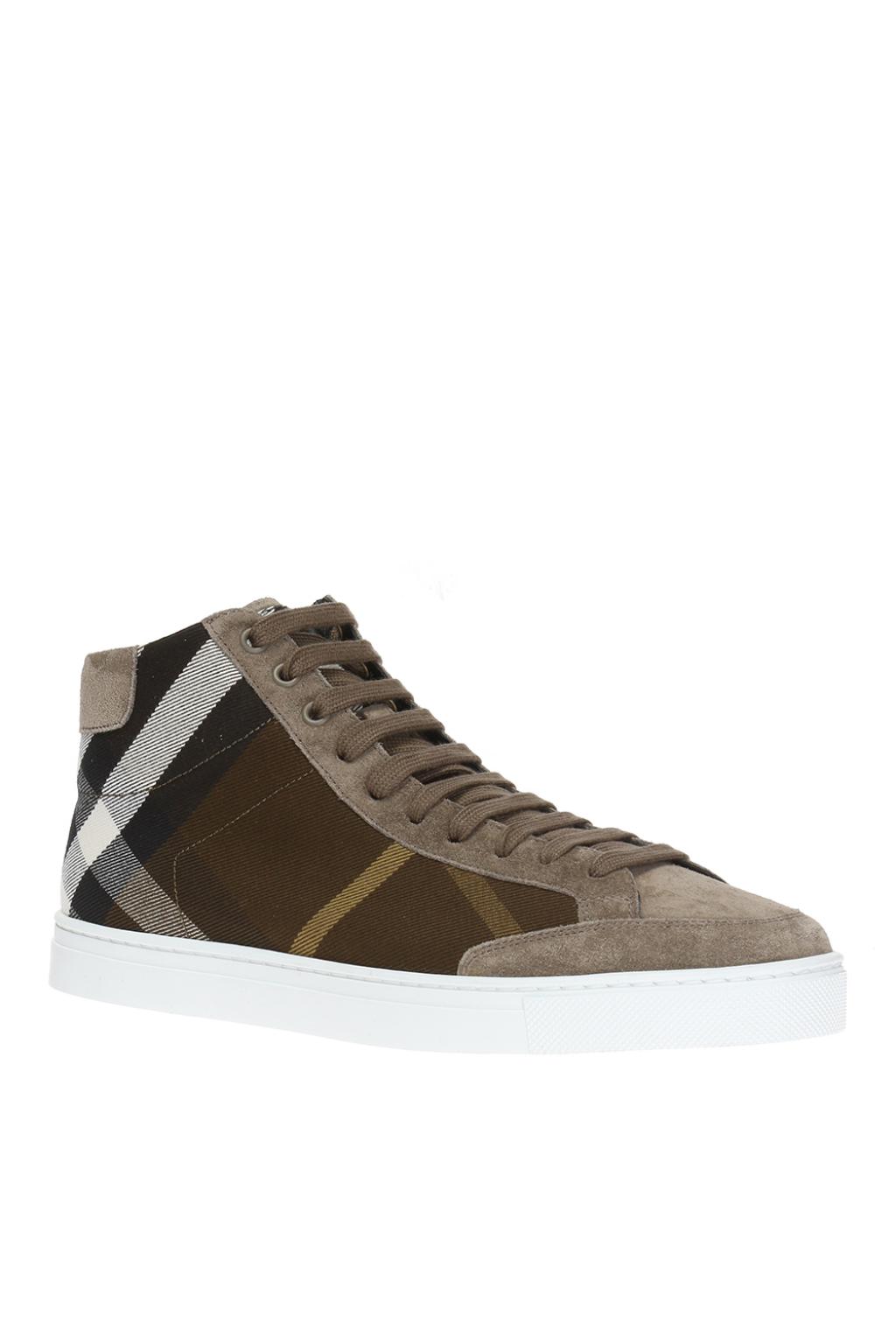 Burberry 'House Check' high-top sneakers | Men's Shoes | Vitkac