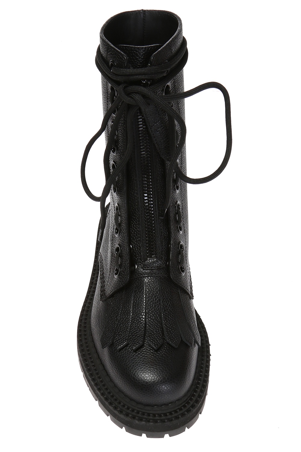 Black 'Military' lace-up boots Burberry - Vitkac KR