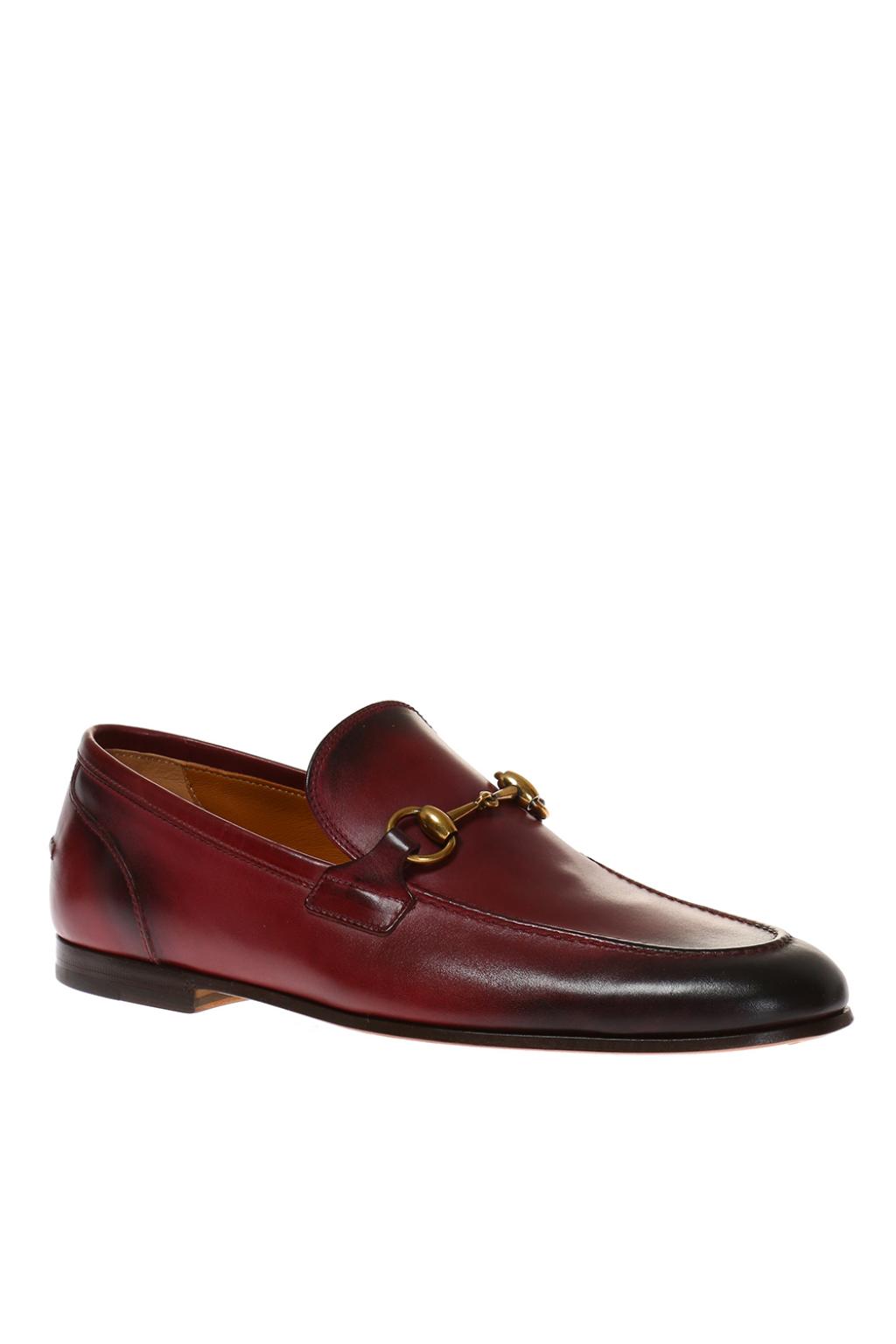 gucci detail Horsebit loafers