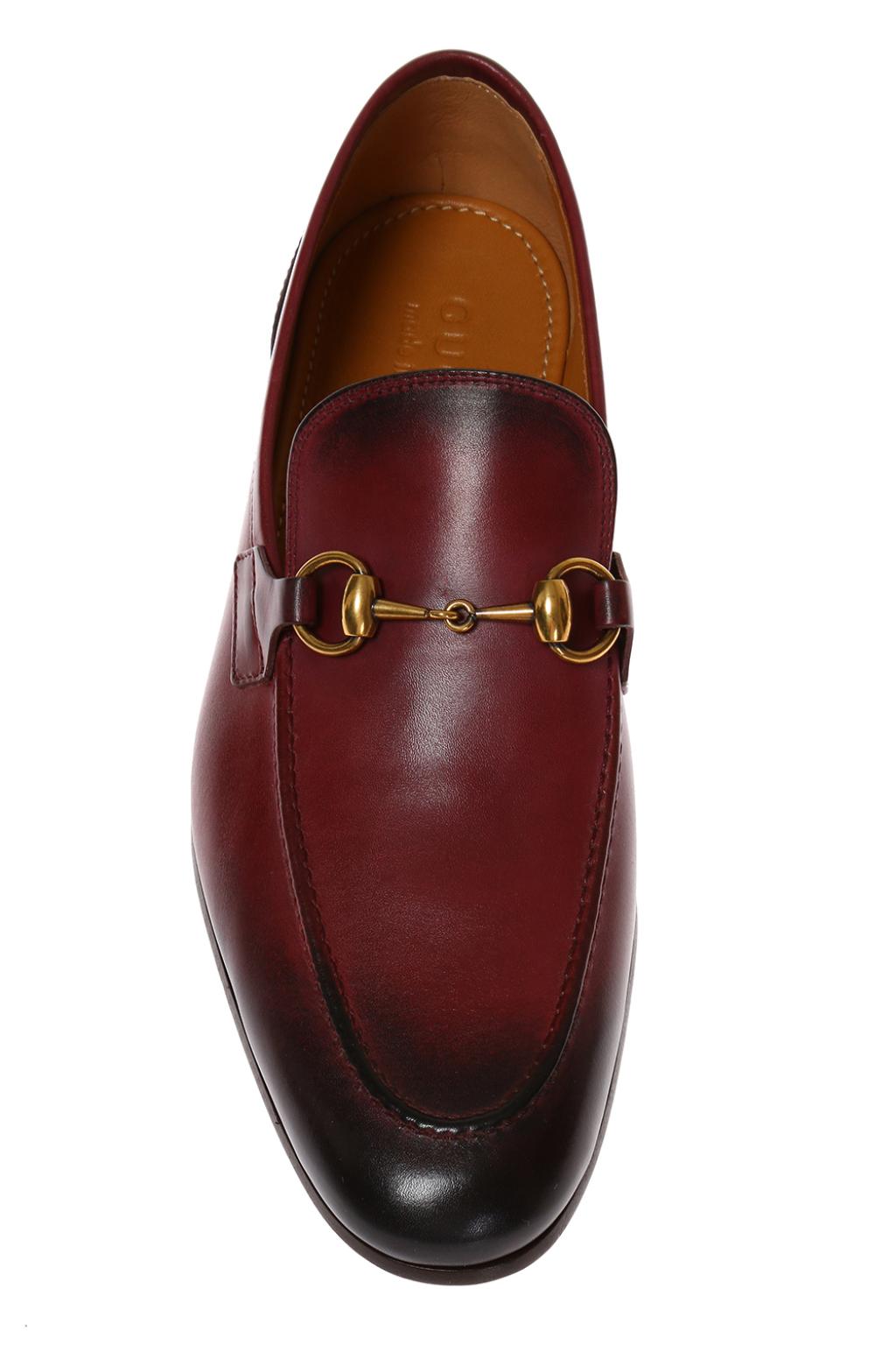 gucci detail Horsebit loafers