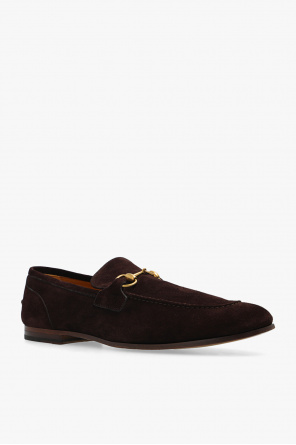 gucci slip Leather loafers