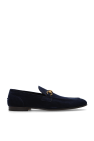 Gucci Princetown GG Velvet Flat Heel Navy Blue Slippers 475094-9JT20-4280