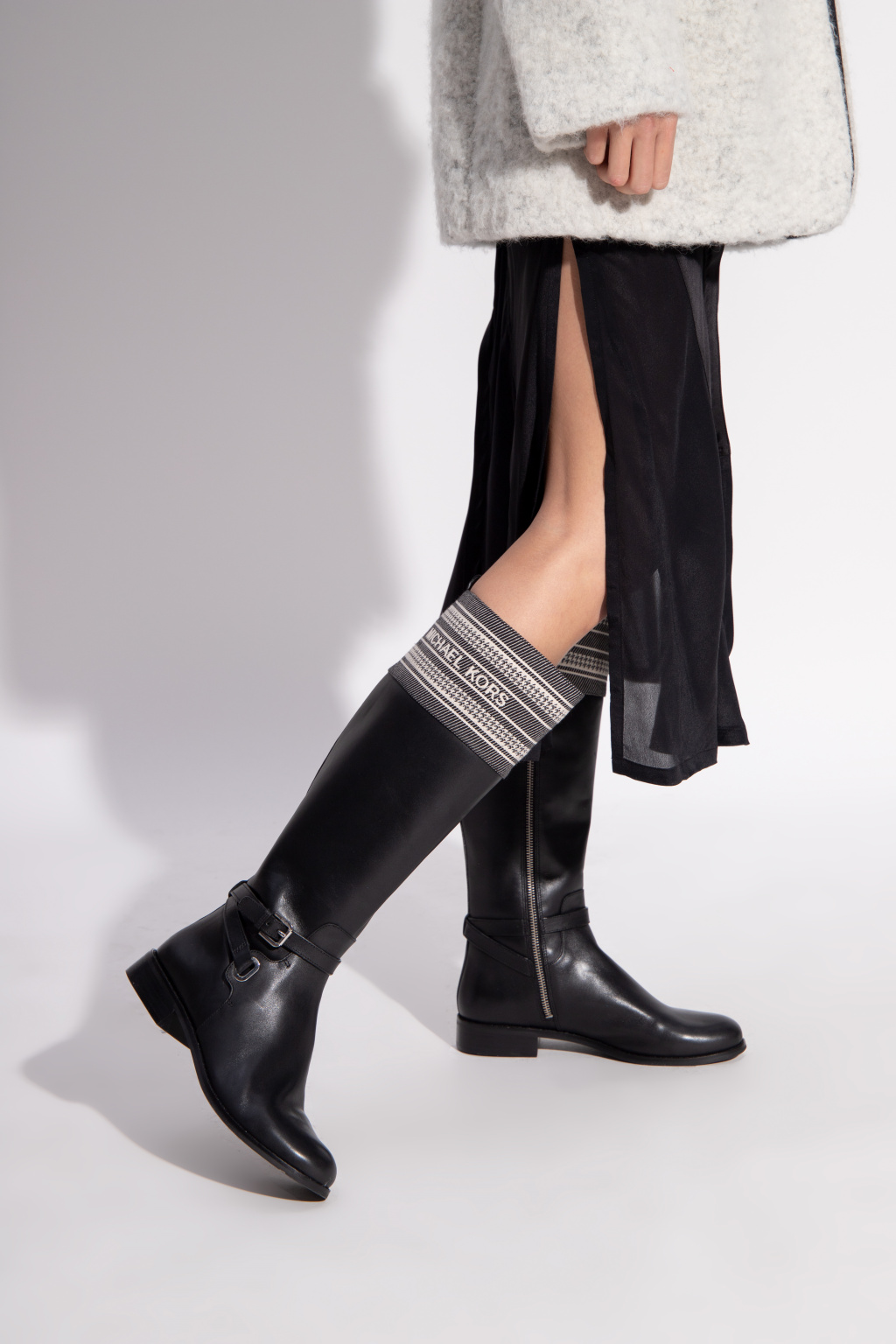 The whole shoe is unwearable ‘Aldridge’ knee-high boots