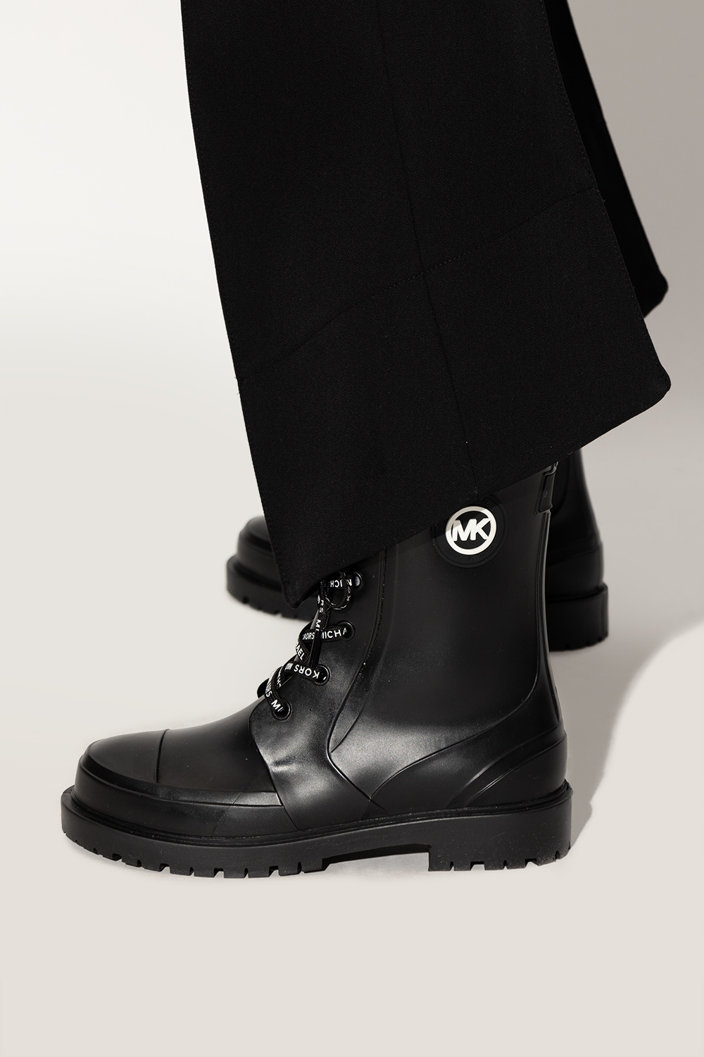 Michael Kors Women's Montaigne Lace-Up Cozy Lug Sole Rain Boots - Macy's