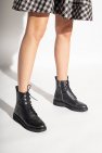 Michael Michael Kors BLACK ‘Haskell’ leather boots