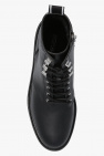 Michael Michael Kors BLACK ‘Haskell’ leather boots