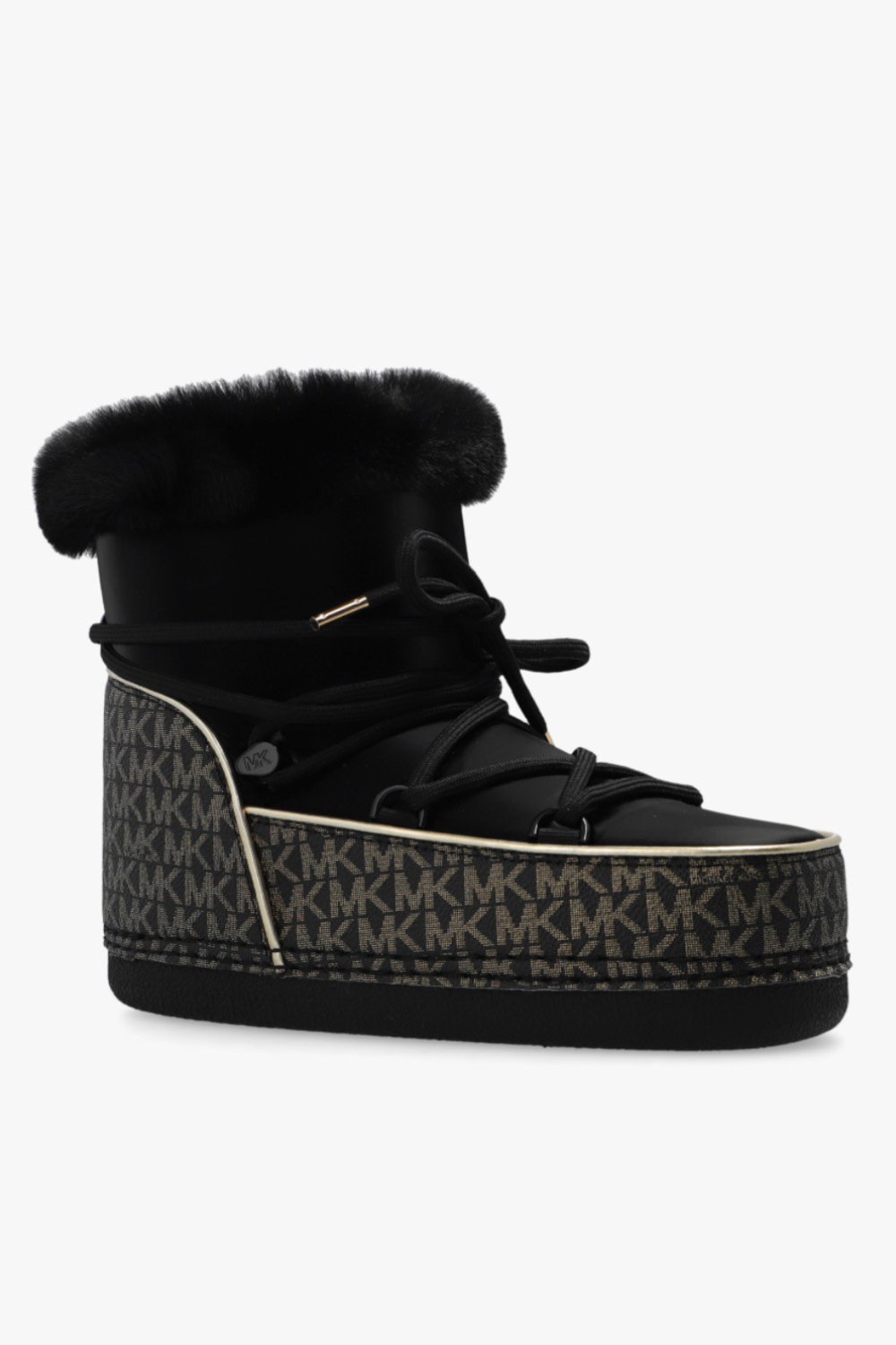 shearling lace-up ankle boots ‘Zelda’ snow boots